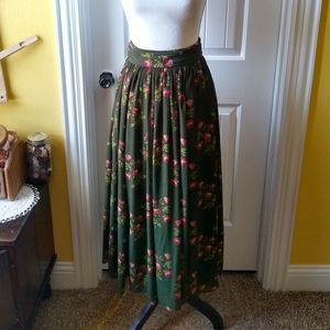 J. Crew Point Sur Floral Maxi Skirt